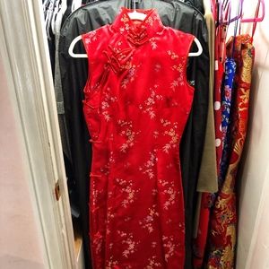 Traditional Red QiPao Couture (Chinese Red Dress)